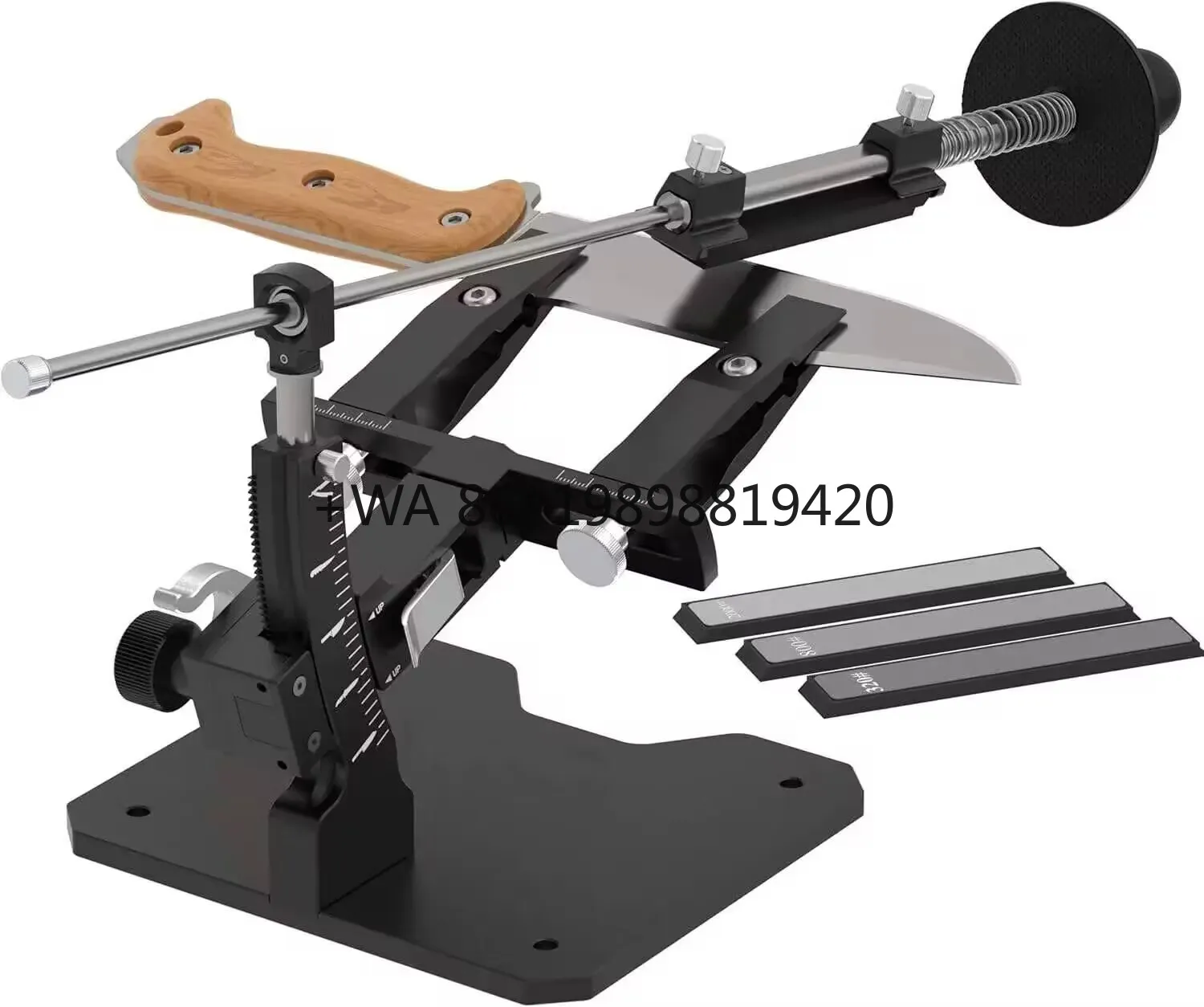 Guided Knife Sharpening System, Knife Sharpening Kit Professional Aluminium Knife Sharpener
