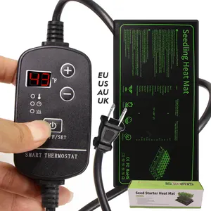 Vườn 7-100W 16 ℃ Lên đến 45 cây con được xử lý với bộ điều chỉnh nhiệt có thể điều chỉnh cho cây mùa đông, vườn ươm, gối sưởi, hạt nảy mầm, phát triển 12 Làm vườn bán hàng chính hướng tới - №11