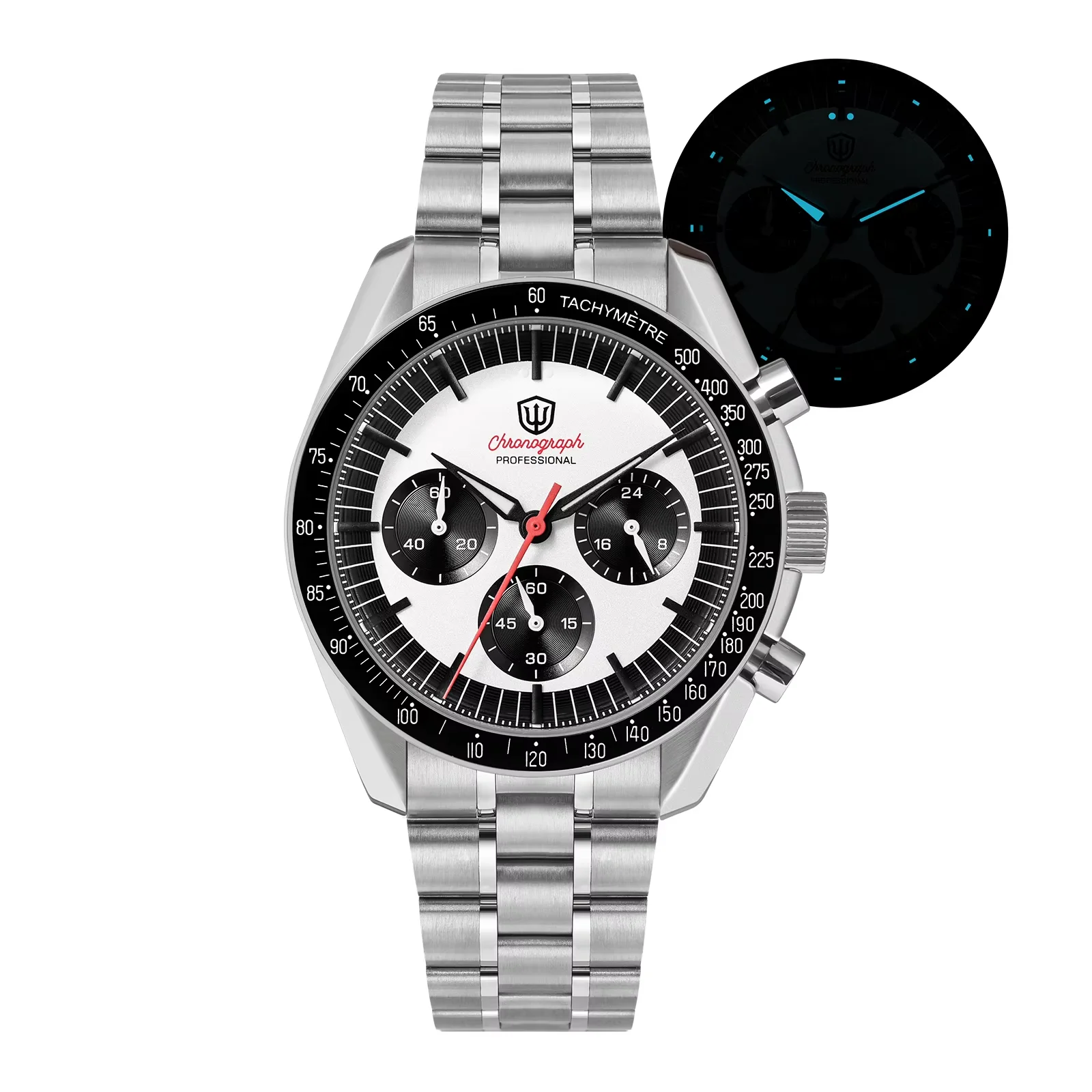 Watchdives Wd1863 Bubble Sapphire Quartz Watches 39Mm Japan Vk63