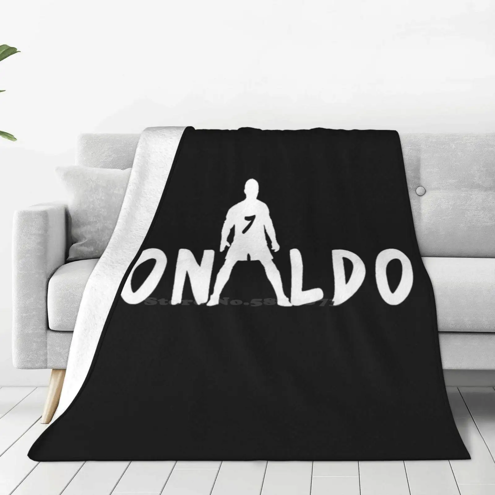 Ronaldo Four Seasons Comfortable Warm Soft Throw Blanket Real Madrid Portugal Freekick Spain Footballer Player Award Winger