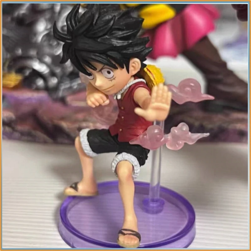 

Bandai Wcf One Piece Luffy All Forms Gear 3 Gear 5 Nika World Collectable Figure Set Model Toy Gift