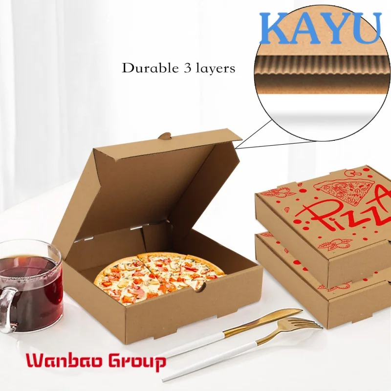 Custom  custom pizza box with logo printed  supply storage 6 7 8 10 12 14 16  inch