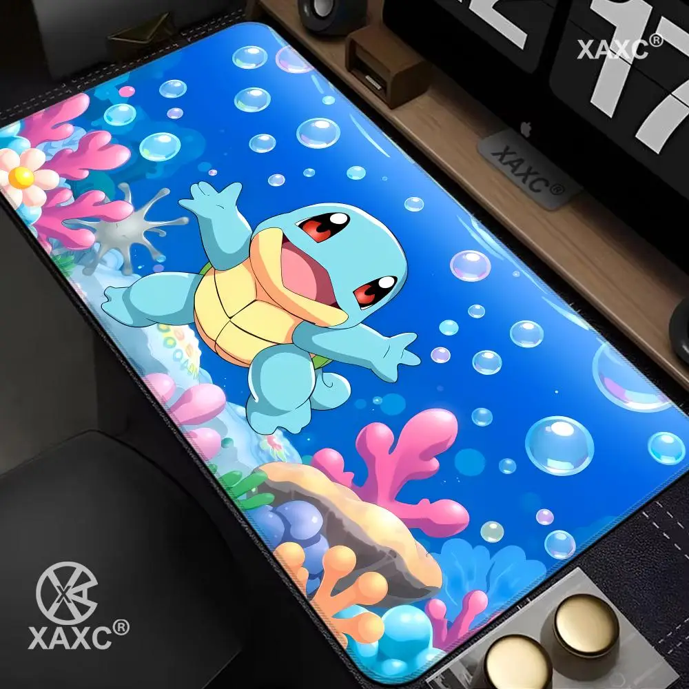 

Kawaii Japan Anime Mouse Pad PC Colorful Gamer Potdemiel XXL P-pokemon Mat Keyboard Rug Laptop Gaming Rubber Desk Mat Carpet