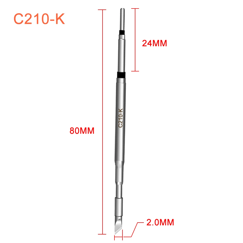 Le fer à souder C210 embouts tête de fer à souder pour les embouts T210 poignée CD-2SD/2SHE T26 T26D T3602