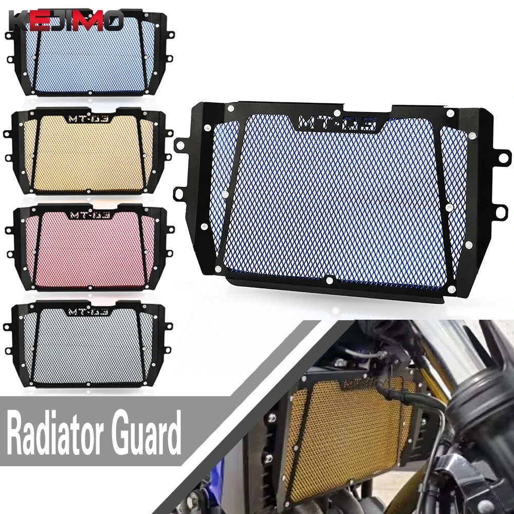 New 2026 2025 For Yamaha MT-03 MT03 MT 03 mt03 2015-2023 2024 Aluminum Motor Radiator Grille Guard Protector Cover Accessories