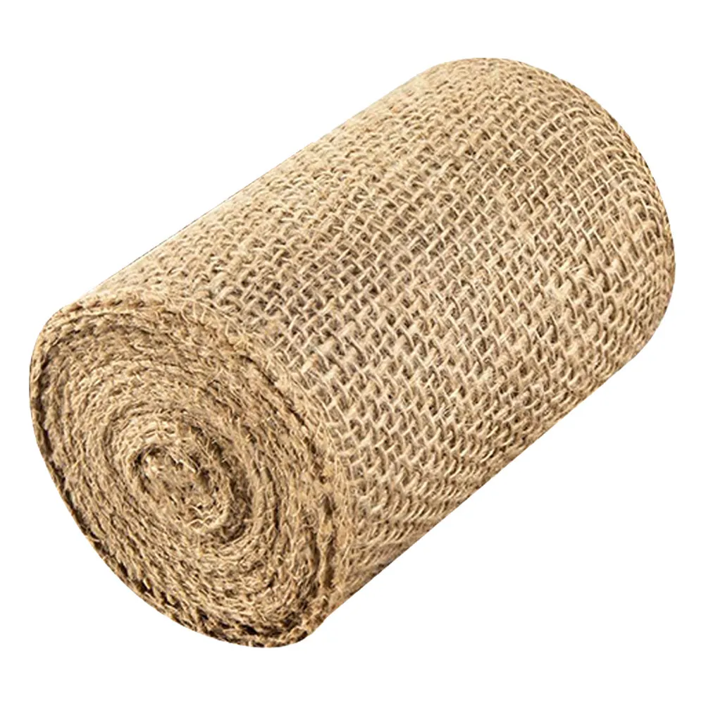 

Woven Plants Deer Protection for Trees Winter Trunk Guards Beige Burlap Garden Weed Barrier