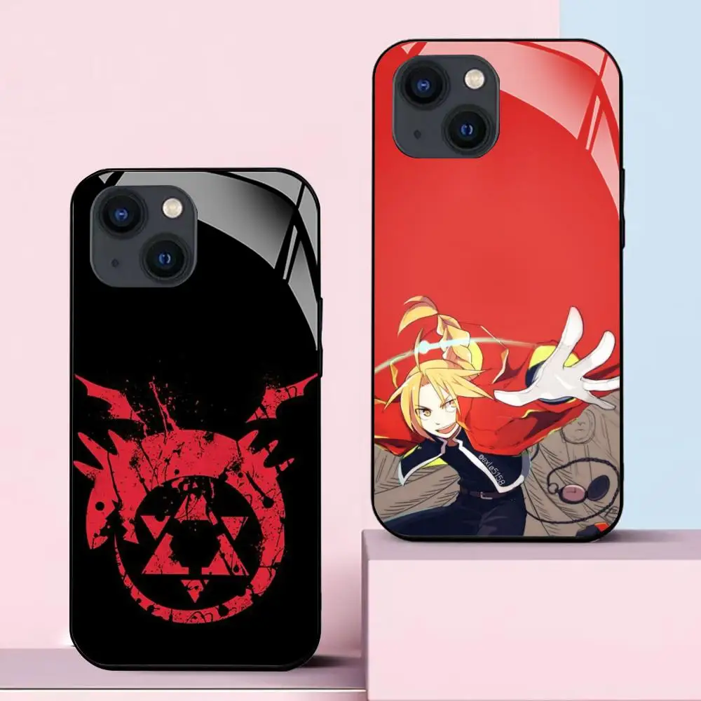 Чехол для телефона с изображением аниме F-Fullmental Alchemist для IPhone 16, 15, 14, 13, 12, 11 Pro Max Plus Mini Magsafe Mirror, беспроводной магнитный чехол