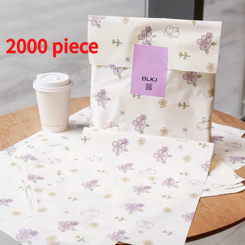 20 00piece.Custom.Custom Recyclable Art Paper Packaging Biodegradable Self-Seal Semi-Transparent Glassine Bags Toy