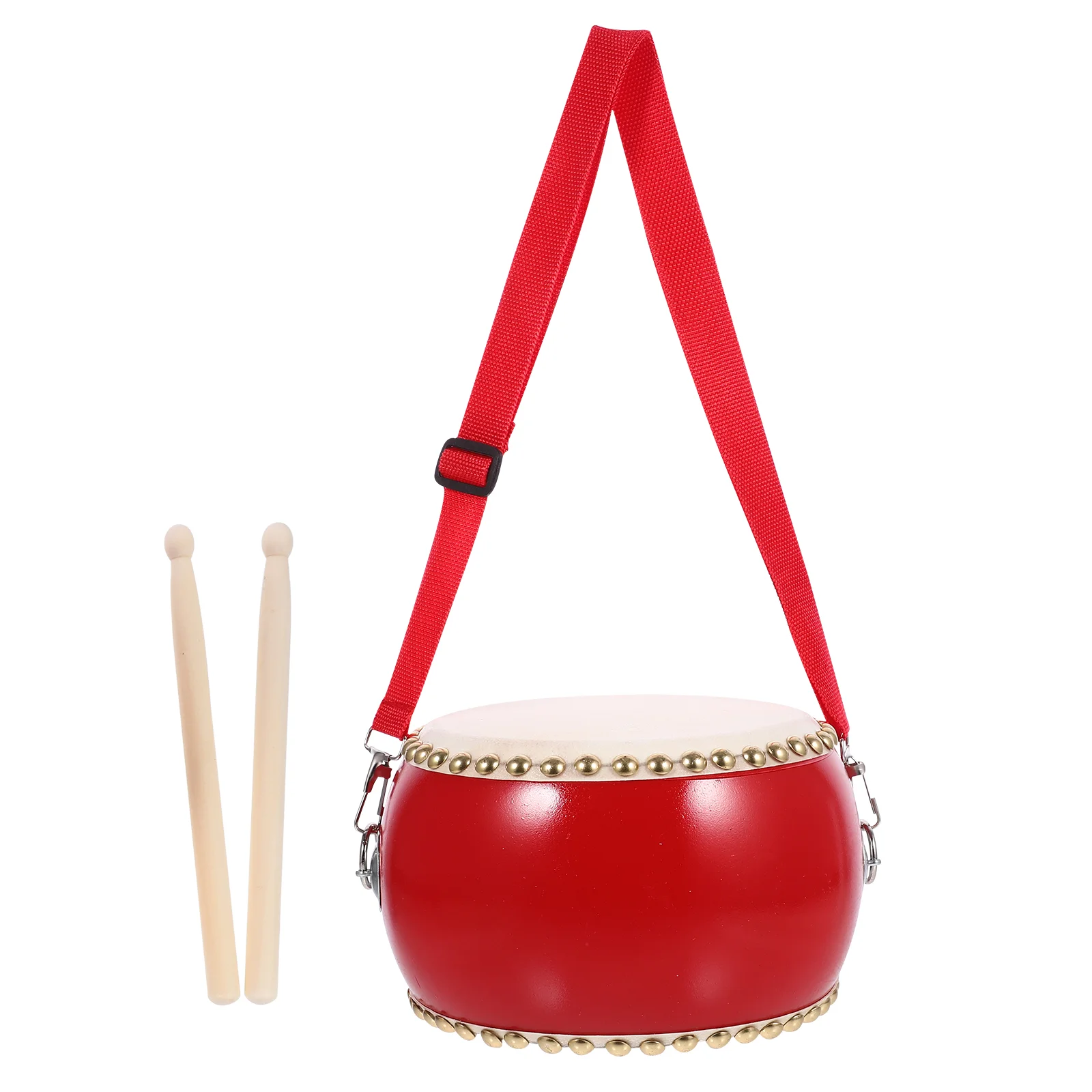 

Ipetboom Toddler Educational Toys Wooden Educational Toys 1 Pc Drum Set Drum Hand Drums Musical Drum Set Sticks Straps Musical