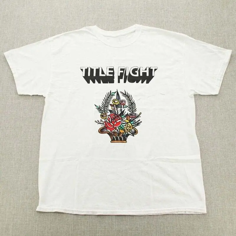 

vtg Title Fight Merry Christmas Meshuggah Band Полноразмерная хлопковая футболка PP1388