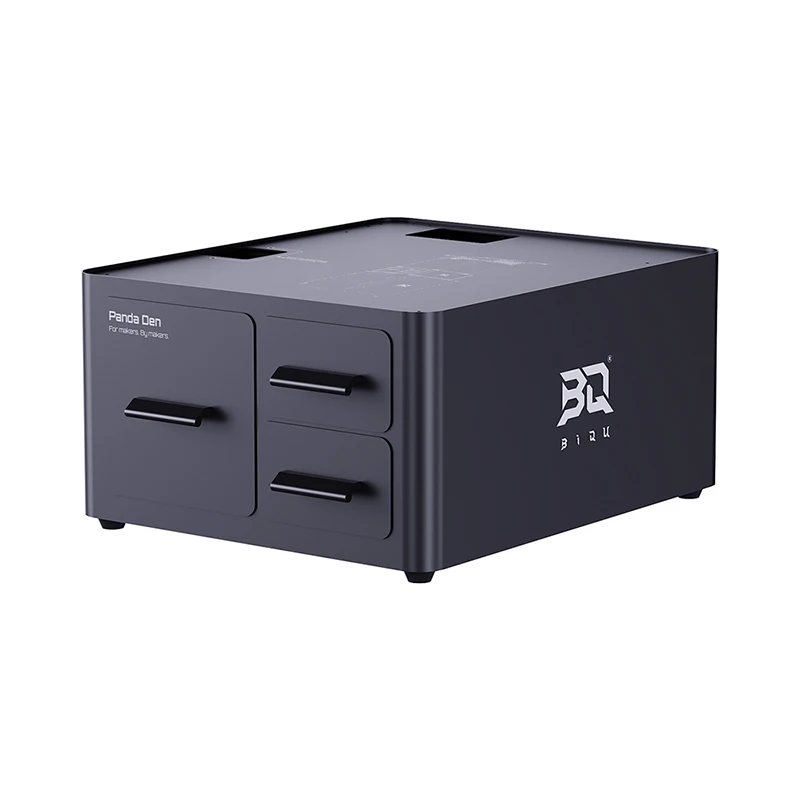 BIQU Panda Den Filament-Aufbewahrungsschubladen Abfallsammler Stahlkonstruktion für Bambu Lab A1/A1 mini Bambu Space Expansion