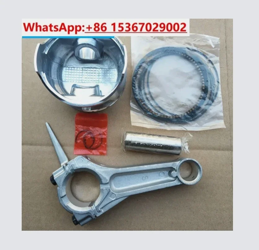 

Piston kit & Connecting rod for Chinese 152F 154F 168F 170F 173F 177F 188F 190F 192F gasoline engine kolben ring pin clip set