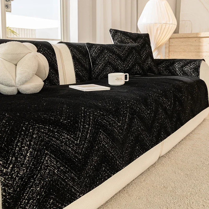 Shenier Sofa Cushion 2026 New Thickened Anti Slip Sofa Slipcover L-Shaped Straight Advanced Pet Friendly Sofa Protective Covers