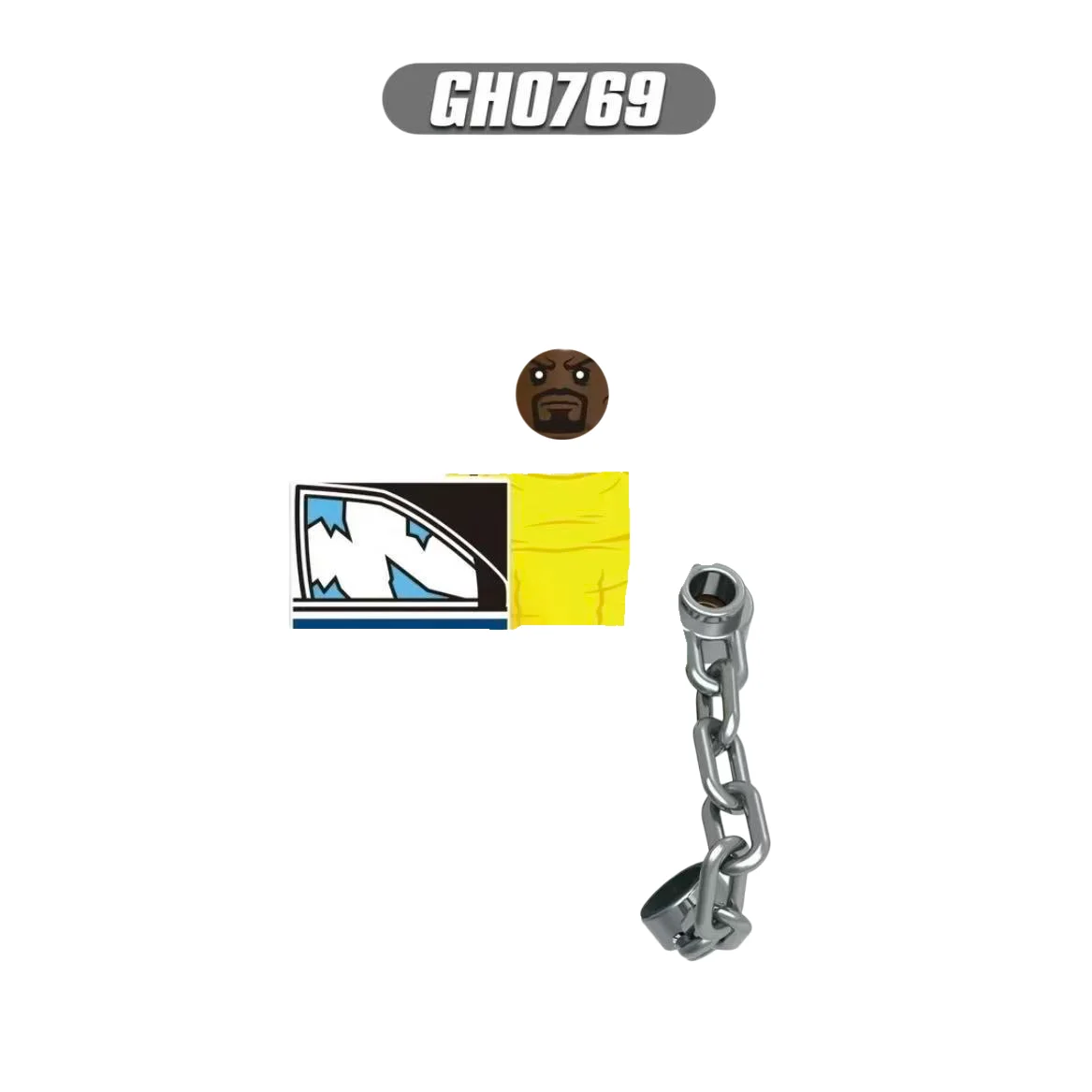 MOC Bouwstenen Minifiguren G0197-G0198 Assemblagemodel Ornamenten, Anime TV-personagespeelgoed, Feestdagencadeaus & verzamelobjecten
