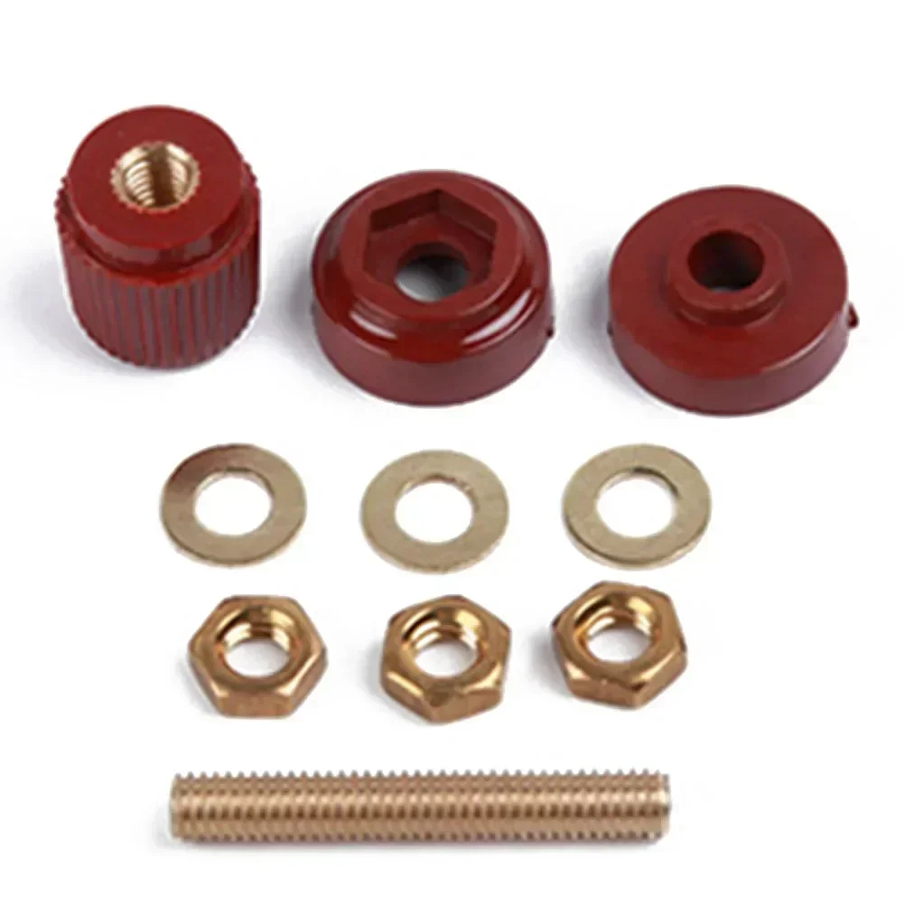 1pcs 200A Binding Post M8 Thread 555 Type Brass Binding Post High Current Binding Post For Welding Machine Accessories