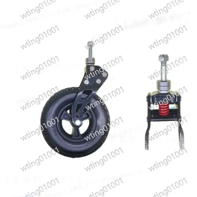 for 6 7 8 Inch Electric Wheelchair Wheel With Spring Plastic Core Solid Universal Caster For Medical Cart Accessories