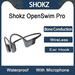 SHOKZ OpenSwim Pro-run pro Bone Conduction Wireless Bluetooth Earphone and MP3 Dual Mode IP68 Waterproof For Swimming and Bath