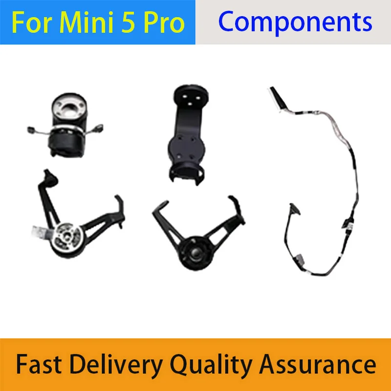 交換部品パンチルト軸モーター-dji-mini-5-pro-p-r-y-軸モーターブラケットカメラ信号フレキシブルケーブル修理部品