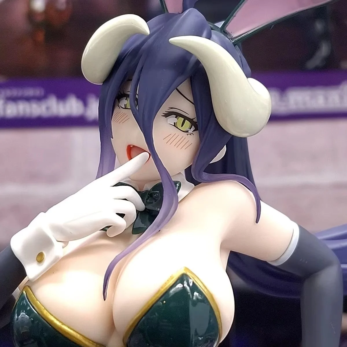 Tersedia Taito Overlord One Seventh Carat Overlord Albedo Bunny Ver. 1/7 H=190mm Figur Karakter Anime Mainan Ulang Tahun ﻿ Hadiah