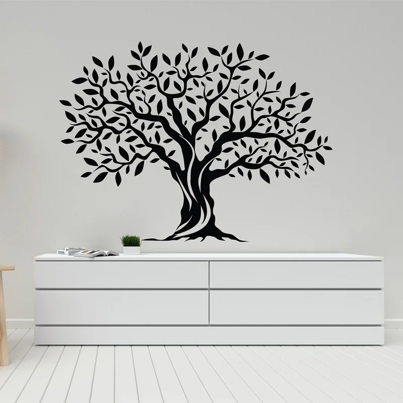 

Tree of Life Wall Stickers Plant Circle of Life Roots Branches Decor Home Living Room Bedroom Yoga Studio Meditation Mural G069