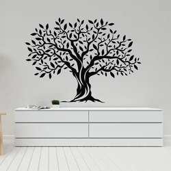Tree of Life Wall Stickers Plant Circle of Life Roots Branches Decor Home Living Room Bedroom Yoga Studio Meditation Mural G069
