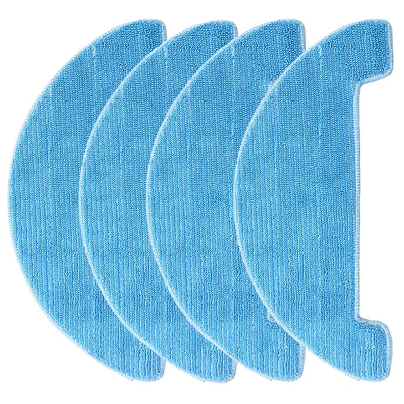 4 Pack Replacement Mops Kit R500, R550(R500+), R580, R750, G800, G850 Robotic Vacuum Mop