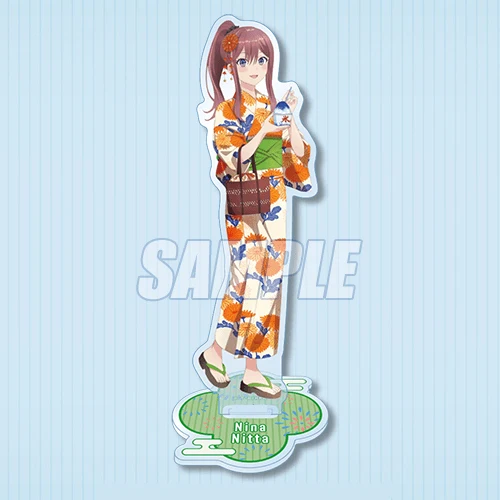 Hot Anime I Made Friends with the Second Prettiest Girl in My Class Acrylic Keychain Model Figure Cosplay Desk Decor Plate Gift