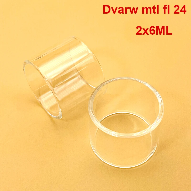 أنبوب زجاجي زجاج شفاف 2 مللي/3.5 مللي/5 مللي/6 مللي استبدال الزجاج المستقيم ل Dvarw MTL FL/CL 22 مللي متر/24 مللي متر Vape اكسسوارات #4