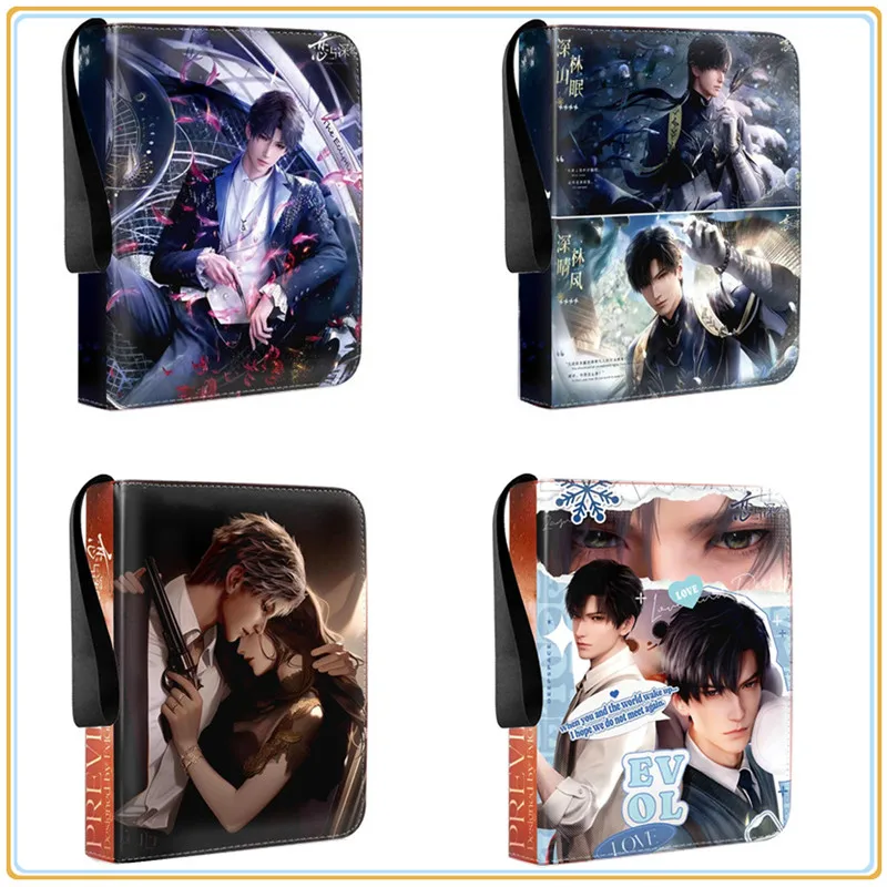 

400/900 шт., альбом для карточек «Любовь и глубокий космос», папка для книг, 4/9 слотов для карт, коллекции, двойной карман на молнии, держатель для карточек