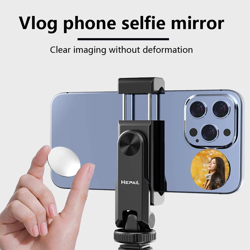 Universal Smartphone Selfie Vlog Mirror For IPhone Photo Video Selfie Vlog Accessories Portable Mirror Booster Self TZ08