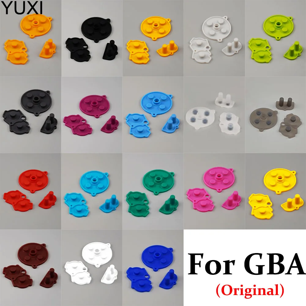 

YUXI 1Set Original Color High Quality Game Accessory Rubber Pads Button Silicon Pads For Gameboy Advance GBA