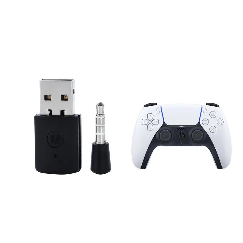 Receptor de auriculares con Bluetooth para PS5/PS4, adaptador USB para Playstation 5