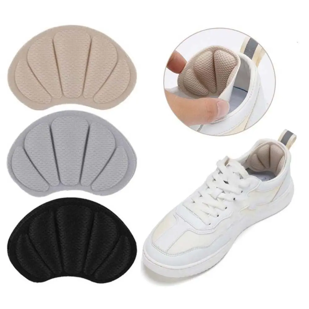 5 Pairs Heel Cushion Inserts Sport Shoes Pads Self-Adhesive Heel Cushion Pads Anti-Slip for Shoes Too Big Foot Cushions Pads