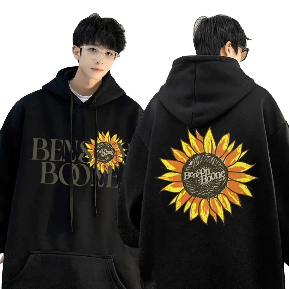 

Benson Boone Sunflower Graphic Hoodie Fireworks & Rollerblades Tour Sweatshirt Men Women Fashion Oversized Hoodies Streetwear