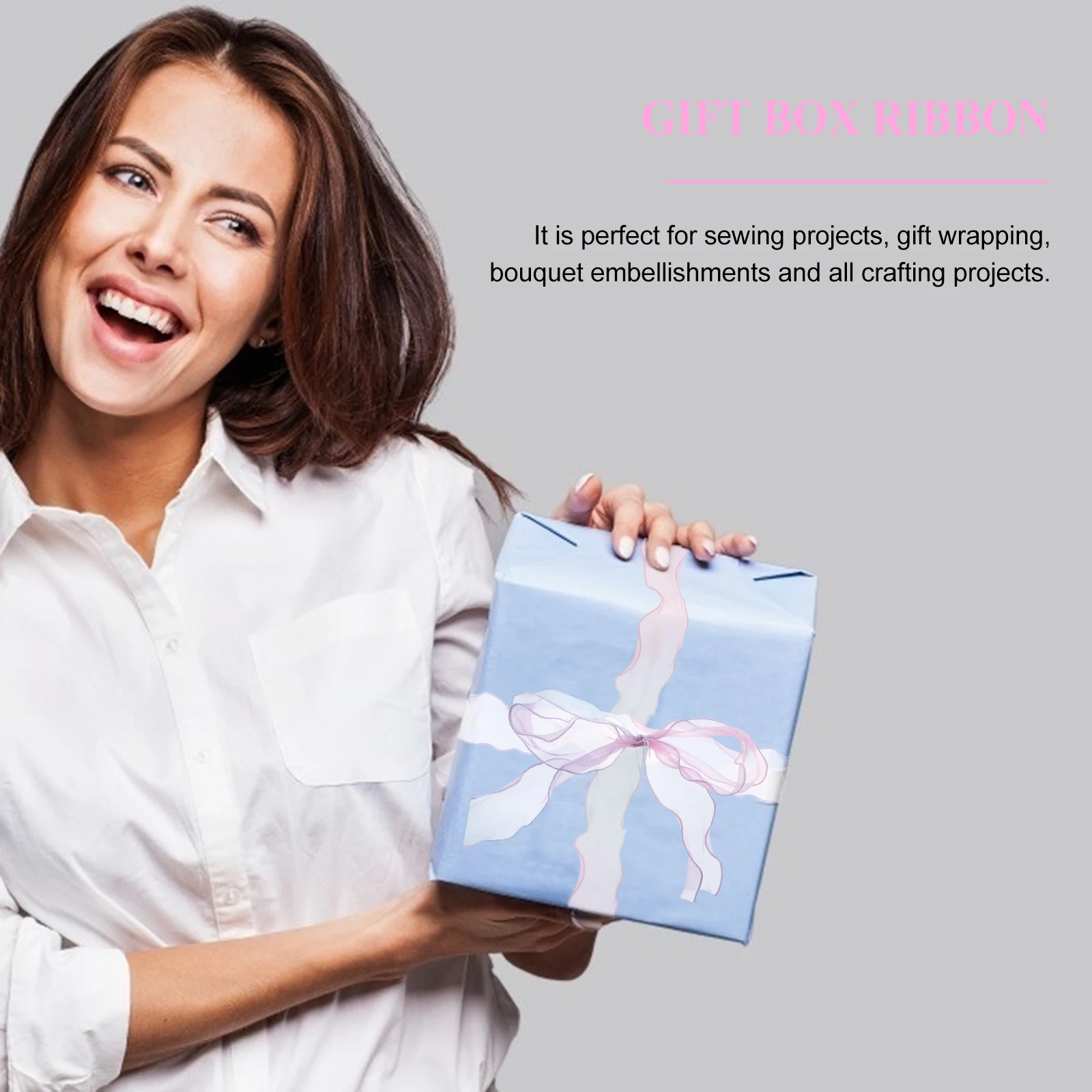 

10pcs Gauze Ribbon Cloth Craft Supplies Purple Hair Accessories DIY Gift Wrapping Valentine Party Decorations