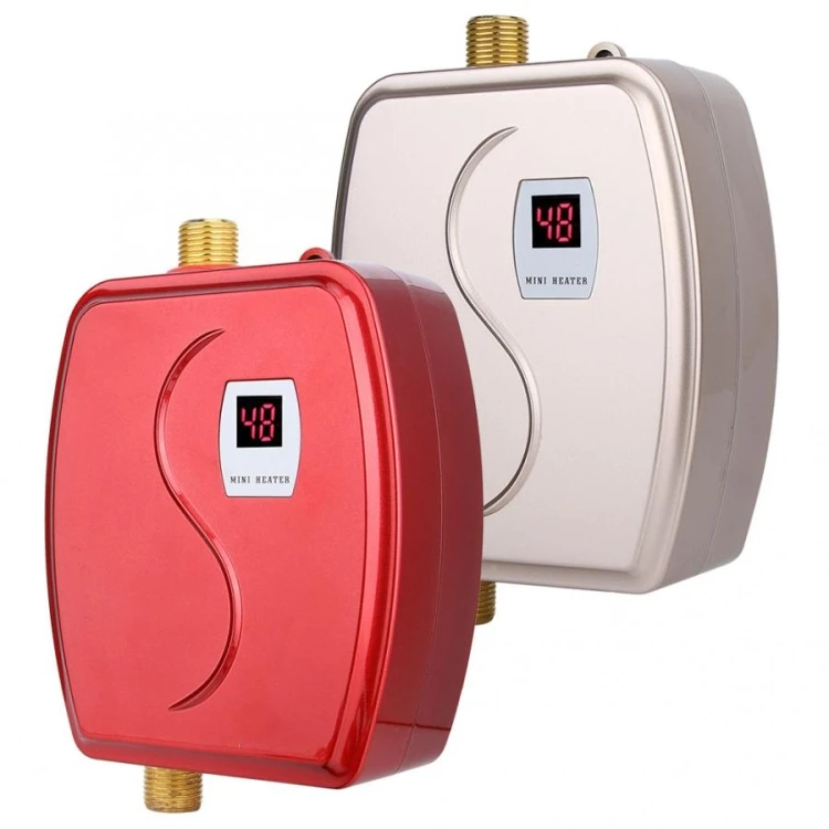 Genuino 3800W Mini Elettrico Senza Serbatoio Riscaldatore di Acqua Calda Istantanea Bagno Cucina Lavaggio Acqua Caldaia Elettrodomestico Da Cucina