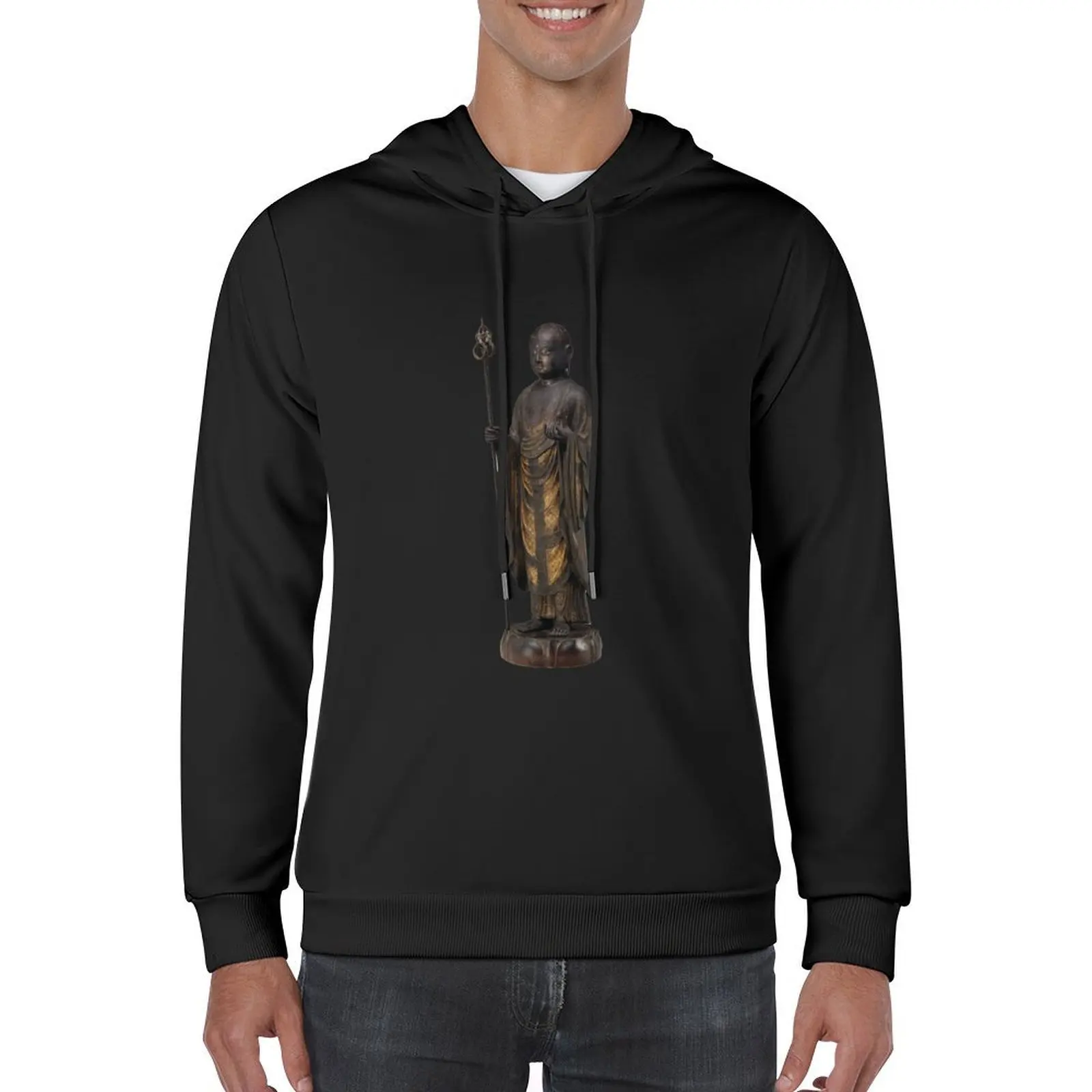 Jizō Bosatsu, bodhisattva who relieves those who suffer Hoodie hooded shirt men's clothes mens clothes men's hoodies