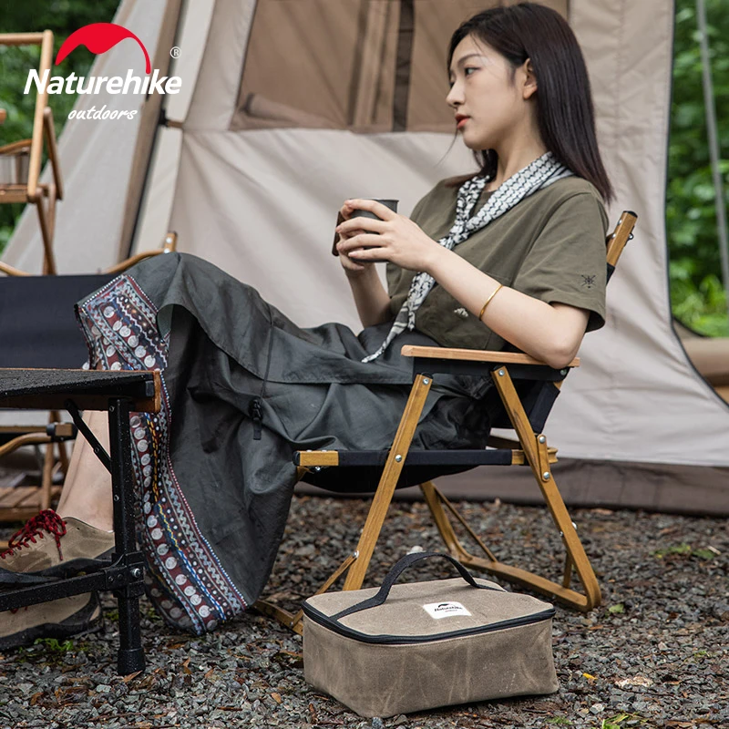 Natureifa-Sac de Rangement de Grande Capacité pour Camping, Boîte de Rangement pour Poêles à Gaz Précieux, Réchaud au Butane de Voyage