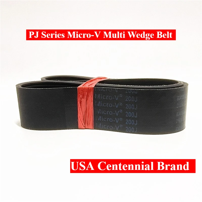 290J 300J 310J 320J 327J 330J Micro-V Multi Wedge Belt Industrial Electrical Transmission Multi Groove MULTI-Ribbed Rubber Belt