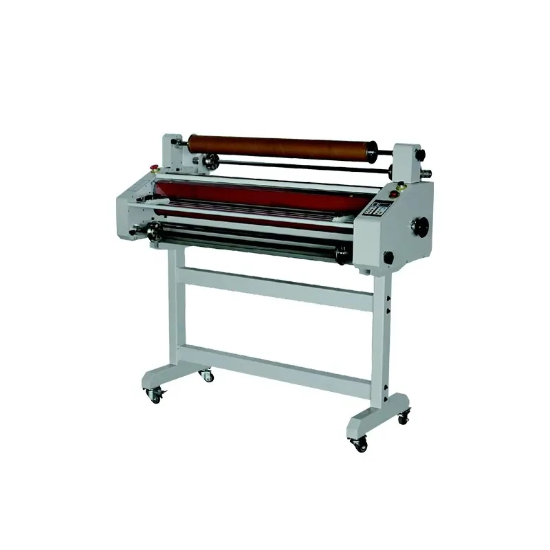 

FM-1100 Electric Double Side 1050mm/41 Inch Paper Laminating Machine New Condition Hot Cold Roll BOPP for Paper Processing