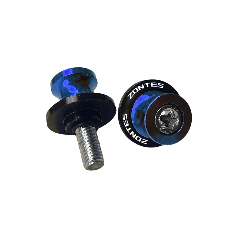 For Zontes 350R 350X 350T 310V 703F 703RR 310R G1 125U1 GK Motorcycle Swingarm Spool Sliders CNC Aluminum Rear Stand Screws 8MM