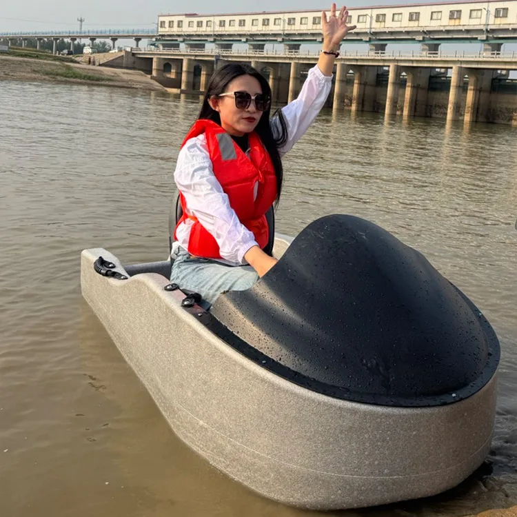 Hot sale drift go kart water sport surfing kart craft, built-in power component two speed gear design portable mini surfing boat