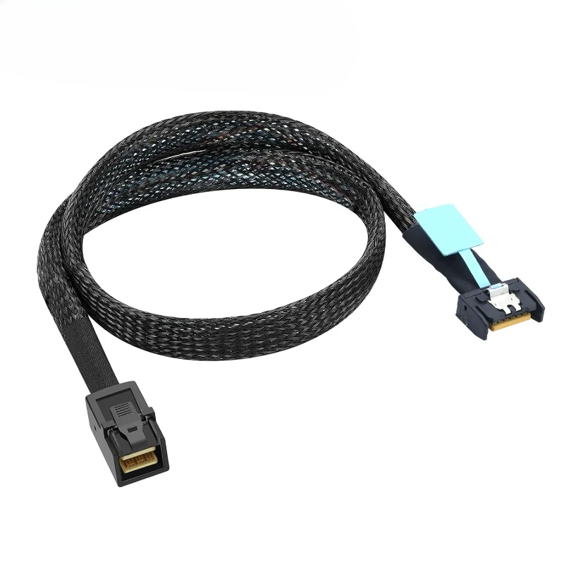 

PCIE MCIO Slimline SFF-8654 4I To Oculink SFF-8611 4I PCI-Express 4.0 Gen5 for Server Adapter Cable 1M