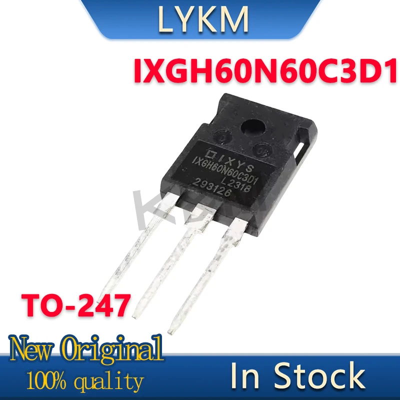 

Новый полевой МОП-транзистор IXGH60N60C3D1 600 В 60 А TO-247 в наличии
