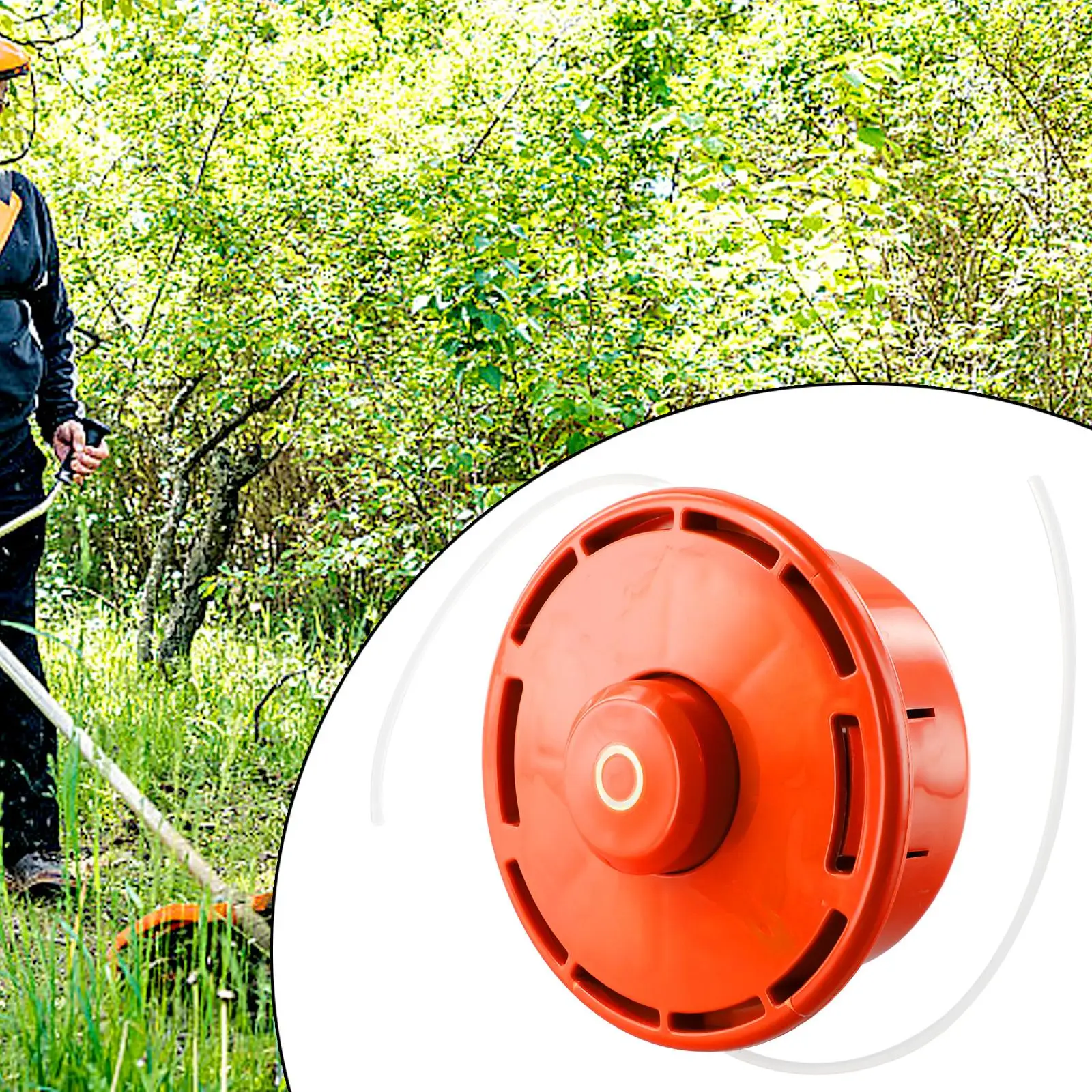 

Trimmer Head Bump Feed Compatible with GX25 GX35 Brushcutter Grass Trimmer Petrol Straight Shaft M10 x 1 25 LH