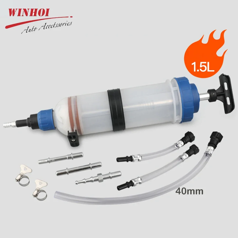 1500ml/500ml Car Oil Exchanger Pump Large Capacity  Brake Bleeder Device Car Brake Pumping Tools Oil Fluid Replacement Equipment