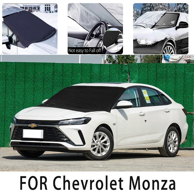 

Carsnow cover front coverforChevroletMonza snowprotection heat insulation shade Sunscreen wind Frost prevention car accessories