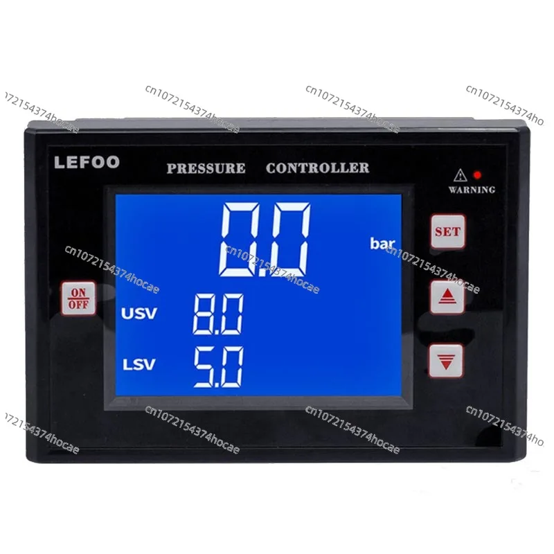 

110V/220V Digital Pressure Switch Intelligent Large LCD Display Automatic Controller for Compressor G1/4 External Thread LFDS65