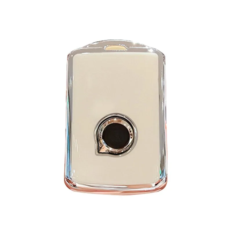 

Durable TPU Key Case with Keychain for Volvo XC60, V60, V90, XC40, XC90, S90, S60L - Butterfly Buckle Protective Key Cover