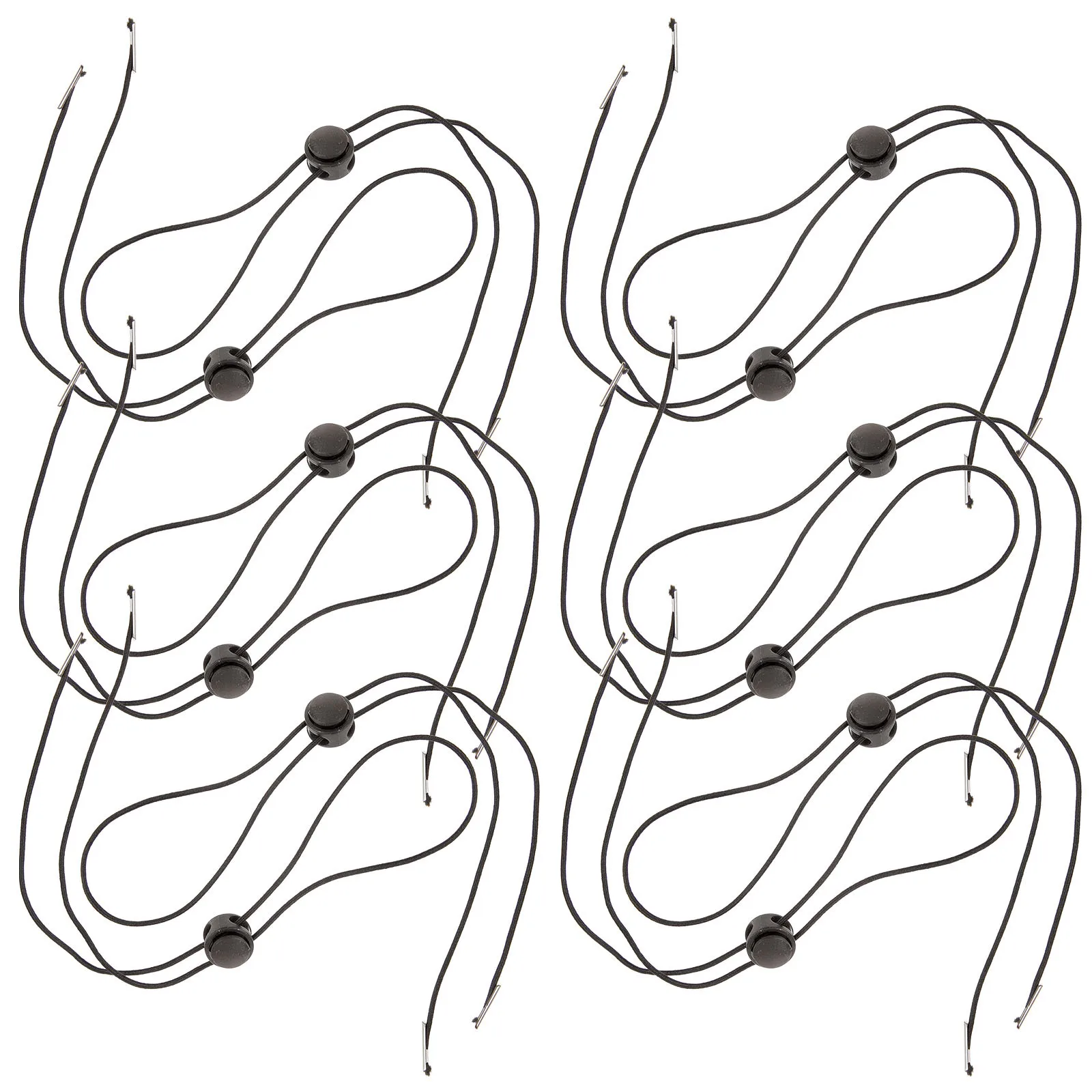 

30Pcs Anti-Lost Hat Elastic Rope Windproof Chin Strap Adjustable Fastener for Sports Travel Hat Chin Strap Windproof Rope Belt